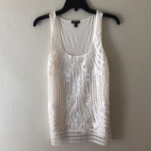 White Express Tank Top